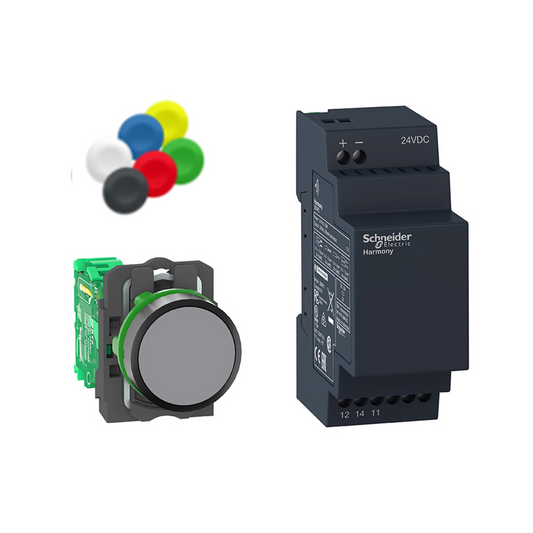 Schneider Electric-XB5RFB01-Harmony pack sans pile & sans fil - Ø22 - récepteur non programmable 24Vcc