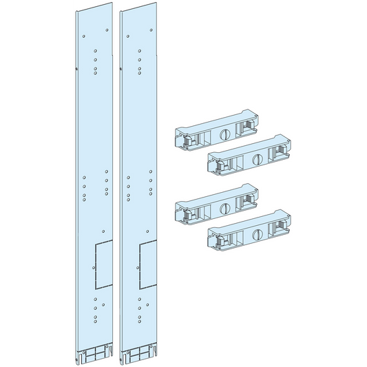 Schneider Electric-LVS04921-PrismaSeT P - Ecran face avant JdB vertical latéral - Forme 2 - L150
