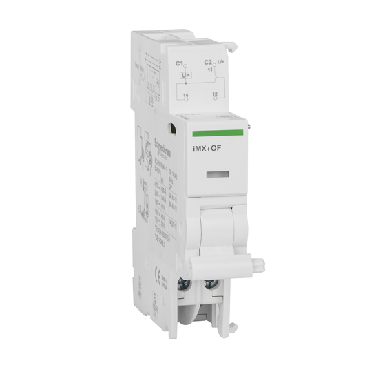Schneider Electric-A9A26946-Acti9, iMX+OF déclench. à émission tension + contact aux. 100-415VCA 110-130VCC