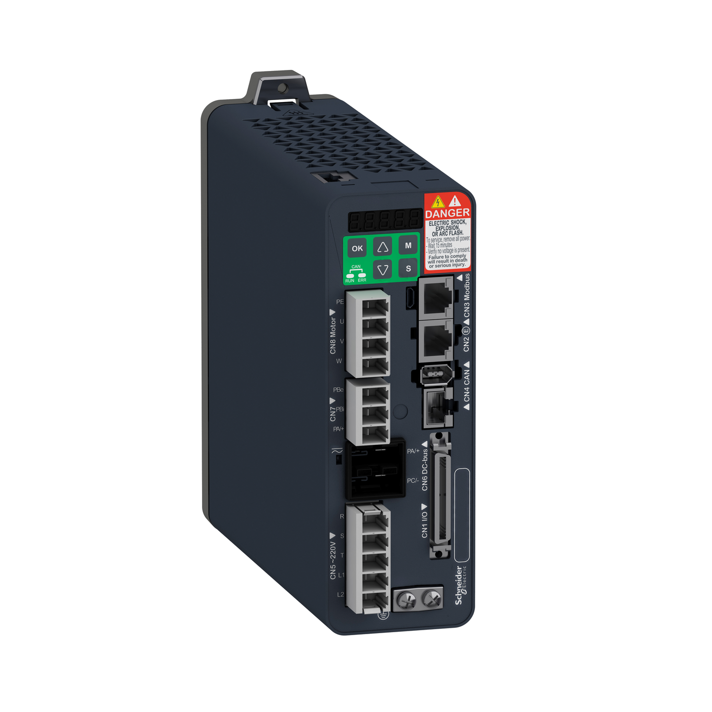 Schneider Electric-LXM28SU20M3X-Lexium-Variateur lxm28S Sercos 10E/4S-STO SIL2-Alimentation 1/3ph 230Vac 2,0kw