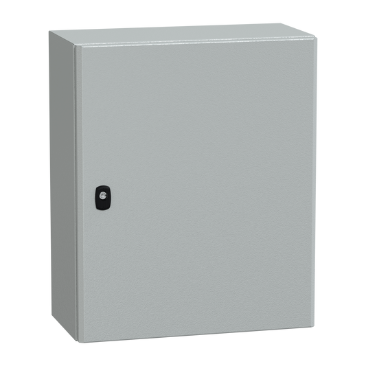 Schneider Electric-NSYS3D6525P-PanelSeT S3D - Enveloppe acier - H600xL500xP250 - châssis plein