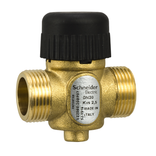 Schneider Electric-VZ208E-20BP07-Vanne 2 voies laiton filetée PN16 DN20 Kv2,5 course 2,5mm