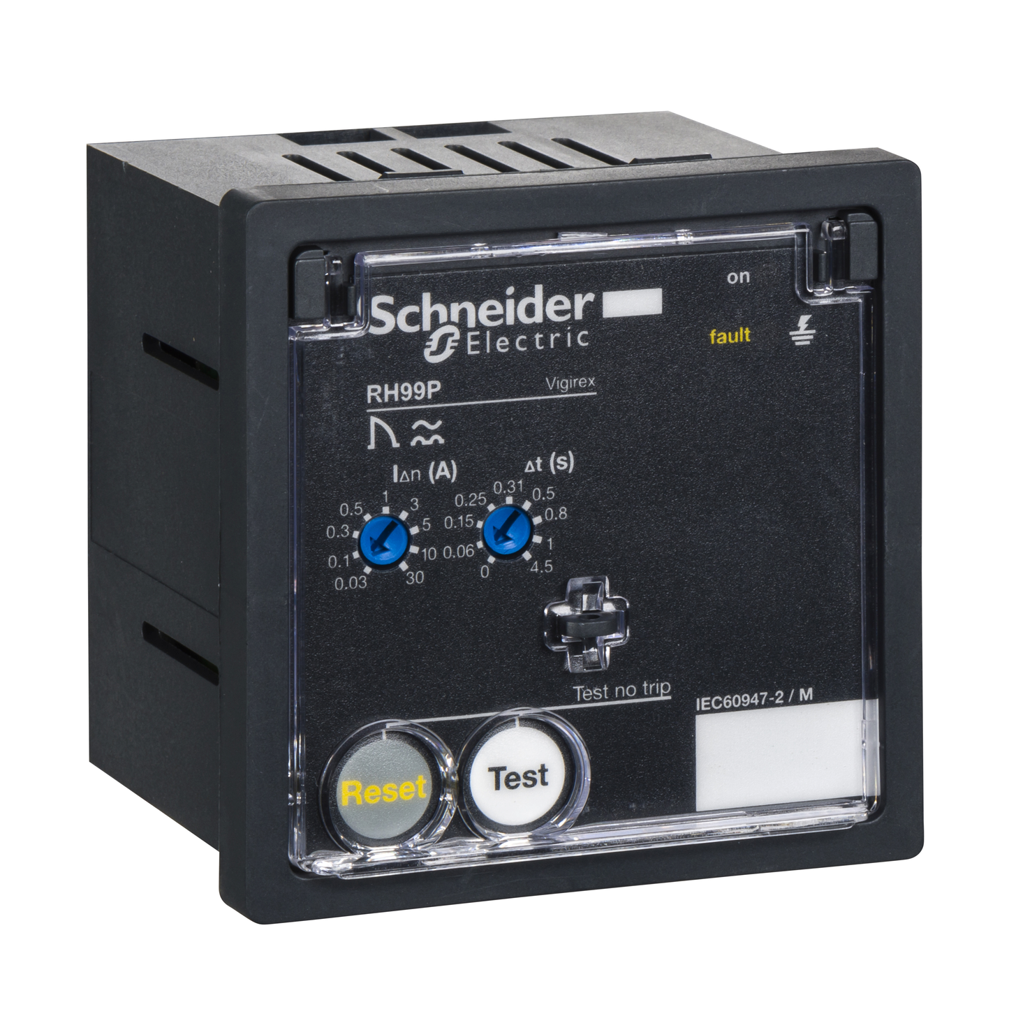 Schneider Electric-56290-Vigirex RH99P 12-24VAC/12-48VCC sensibilité 0,03-30A réarmement automatique