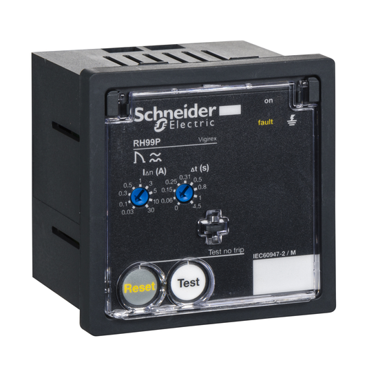 Schneider Electric-56290-Vigirex RH99P 12-24VAC/12-48VCC sensibilité 0,03-30A réarmement automatique