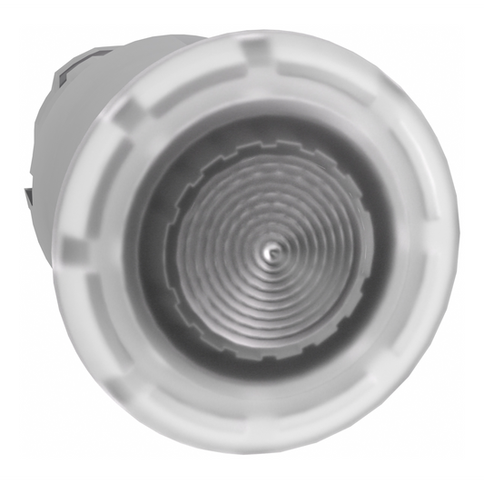 Schneider Electric-ZB4BW613-Harmony XB4 - tête bouton coup de poing lumin DEL - Ø40 - pousser tirer - blanc