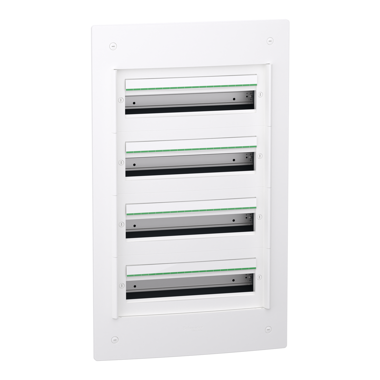 Schneider Electric-LVSXS418-PrismaSeT XS - Coffret encastré 4 rangées 18 modules - sans porte