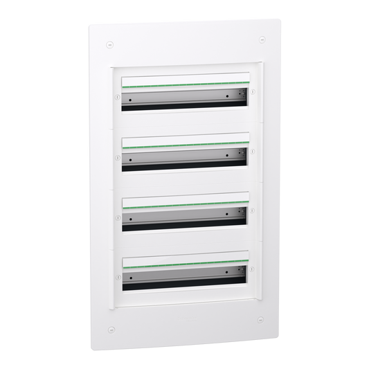 Schneider Electric-LVSXS418-PrismaSeT XS - Coffret encastré 4 rangées 18 modules - sans porte