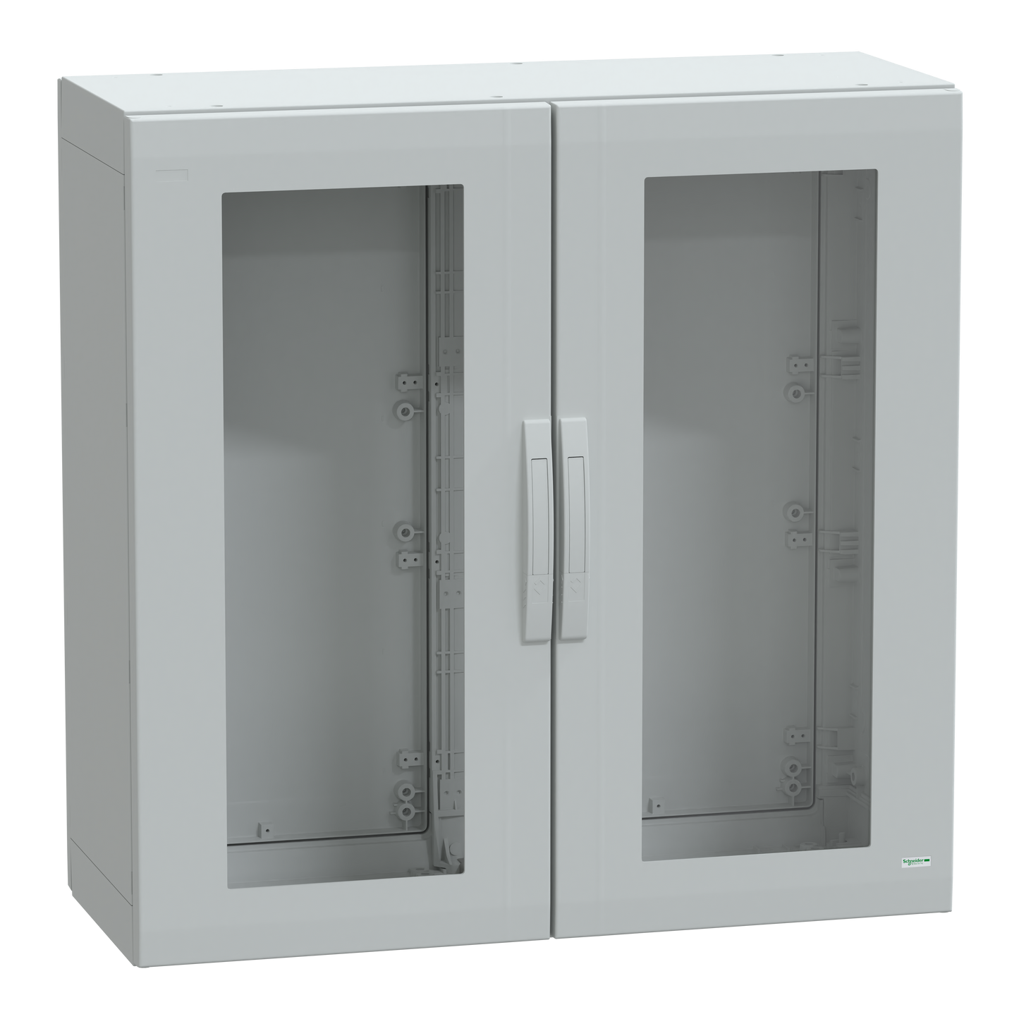 Schneider Electric-NSYPLA10104TG-Thalassa - Armoire polyester 1000x1000x420 - IP65 - vitrée Ral 7035