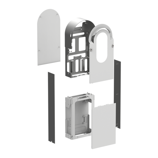 Schneider Electric-EVA1RFKS1-EVlink Pro AC - Kit metallique pour borne sur pied 1 point de charge