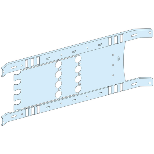 Schneider Electric-LVS03412-PrismaSeT P - Platine NSX100-250 - fixe - 4P horiz. - Cde maneton - L650