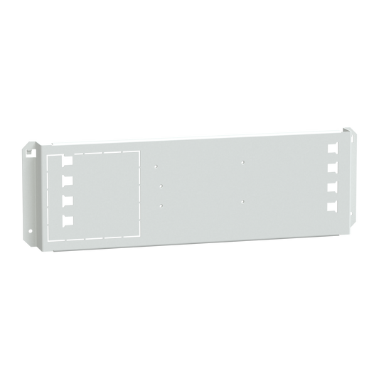 Schneider Electric-LVS03021-PrismaSeT G - Platine NSXm horiz. 3P4P-fixe-cde rot directe-L600-RAL9003