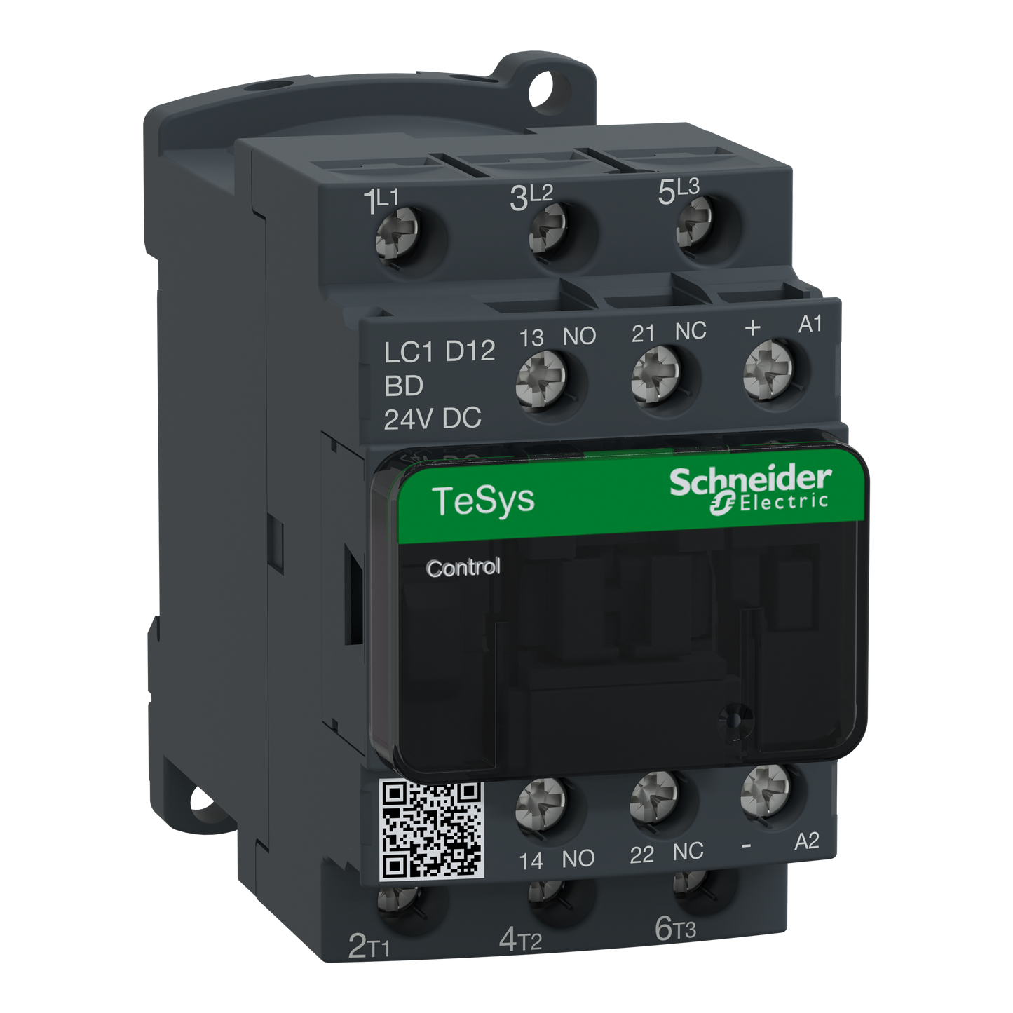 Schneider Electric-LC1D12BD-TeSys LC1D - contacteur - 3P - AC-3 440V - 12A - bobine 24Vcc