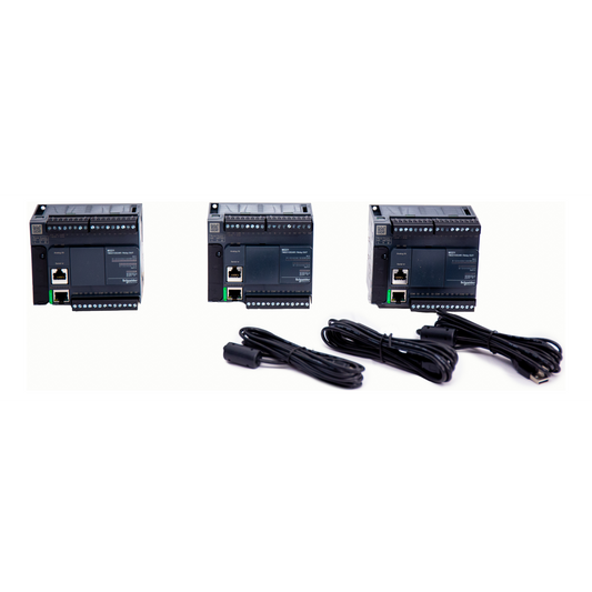 Schneider Electric-MD2M221RX3-Lot de 3 M221 Education 240V sorties relais