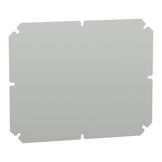 Schneider Electric-NSYAMPA2924TB-Thalassa TBP/TBS - platine de montage - 1 châssis plein - polyester gris 291x241