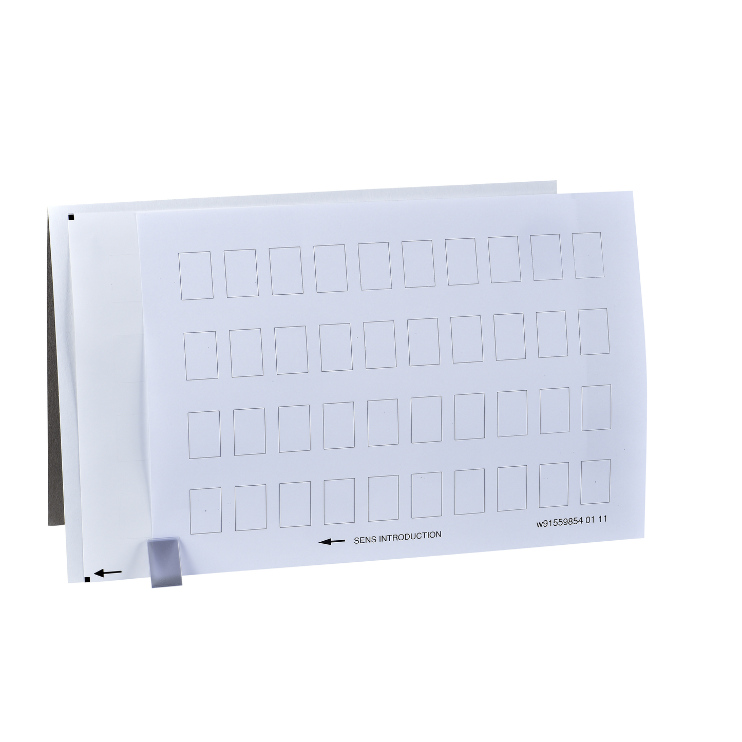 Schneider Electric-ZBY5100-Harmony - planche de 40 étiquettes 18x27 prédécoupées