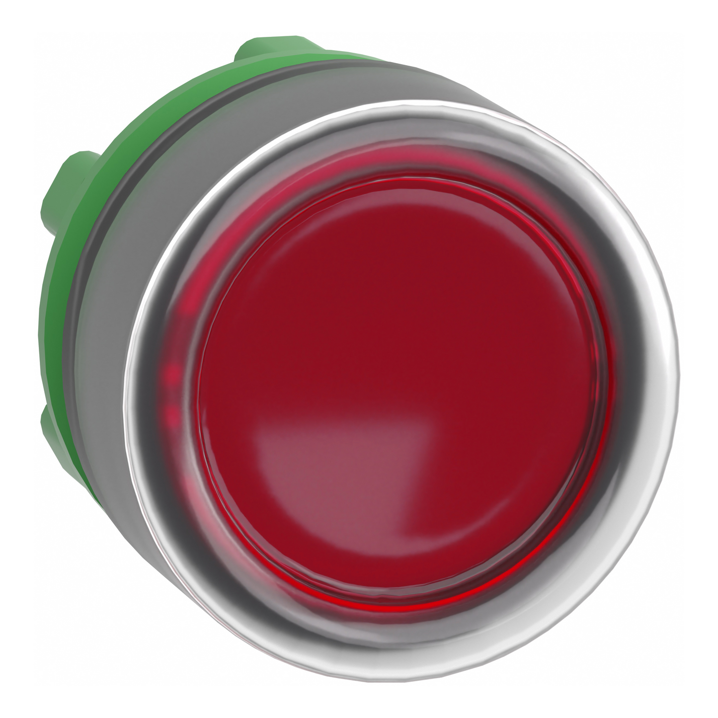 Schneider Electric-ZB5AW543-Harmony XB5 - tête bouton poussoir lumineux DEL - Ø22 - capuchonné - rouge