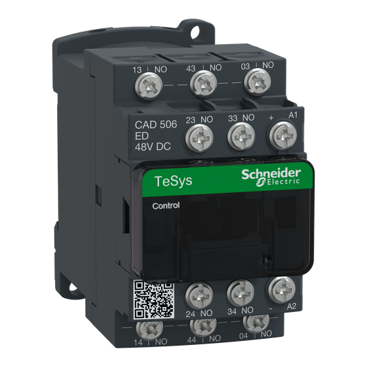 Schneider Electric-CAD506ED-contacteur CONT.AUX.48V CC C.FERM.