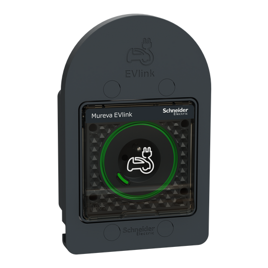 Schneider Electric-MUR36014-Mureva EVlink - Prise courant 2P+T renforcée pour VE - IP66 IK08 - gris