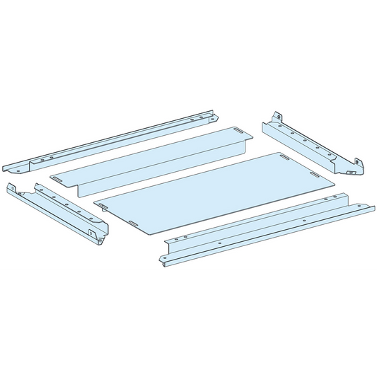 Schneider Electric-LVS08496-PrismaSeT P - Plaque passe-câbles pleine IP30 - L650 P400