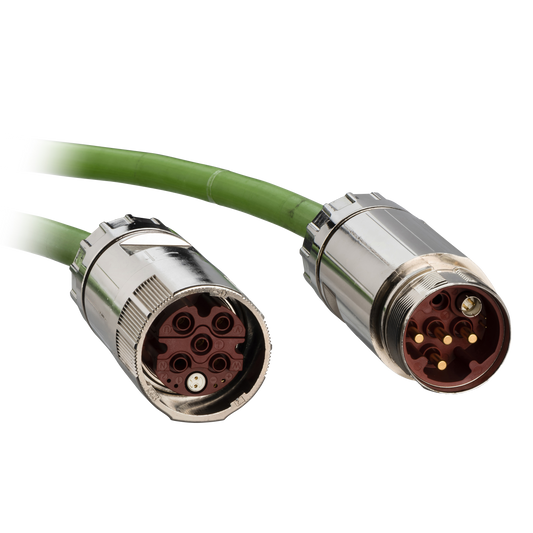 Schneider Electric-VW3EF145R500-Lexium - Rallonge Cable OMC - pour servo SH3 - 1 Cable - 2.5mm² - M23 - 50m