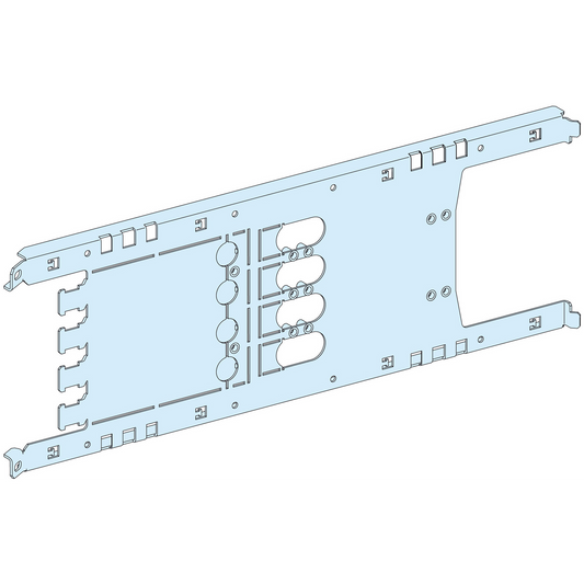 Schneider Electric-LVS03414-PrismaSeT P - Platine NSX100-250 - fixe - 4P horiz.-Cde rot. télécde-L650