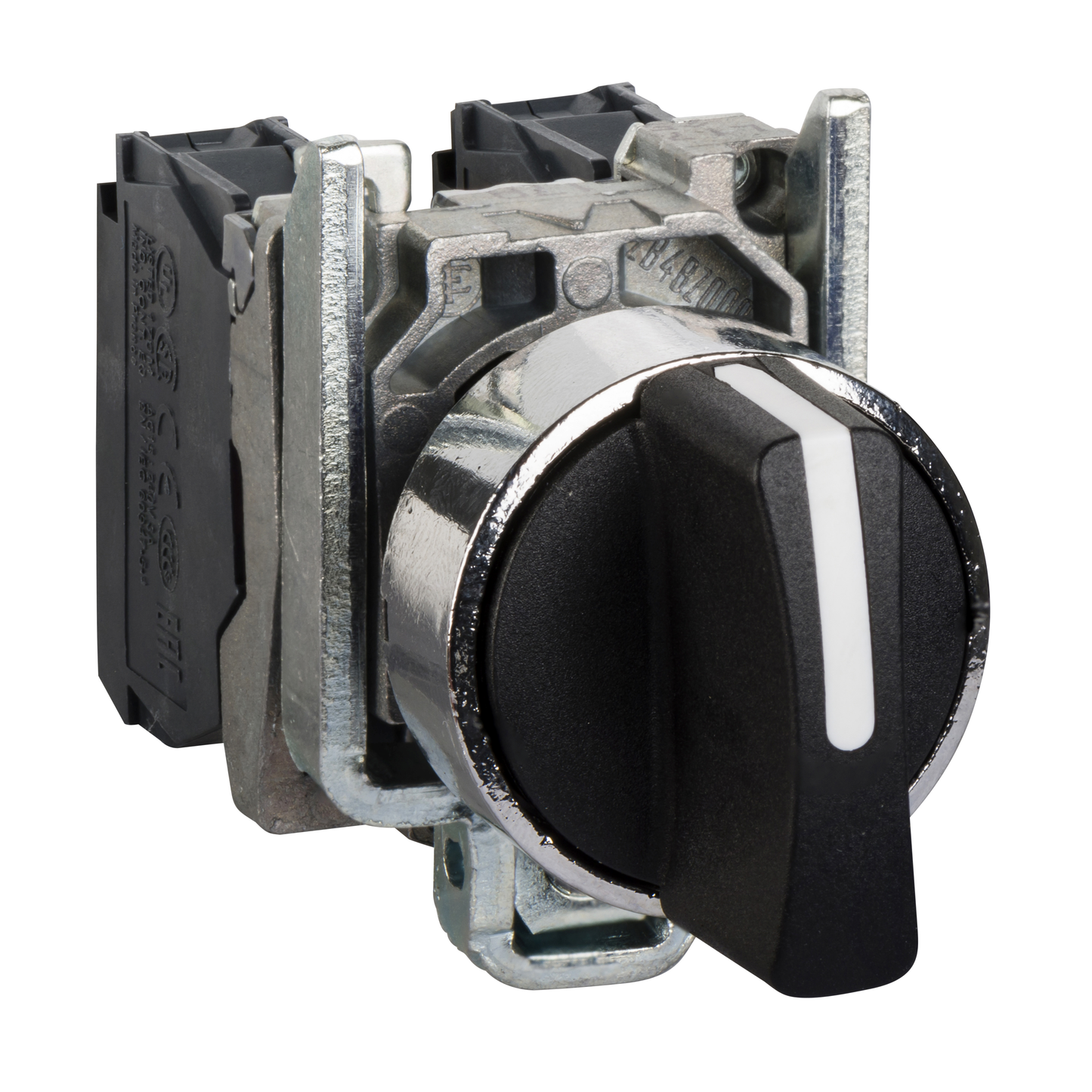 Schneider Electric-XBAD83453440M1-Harmony - Bouton tournant noir diam 22 a manette