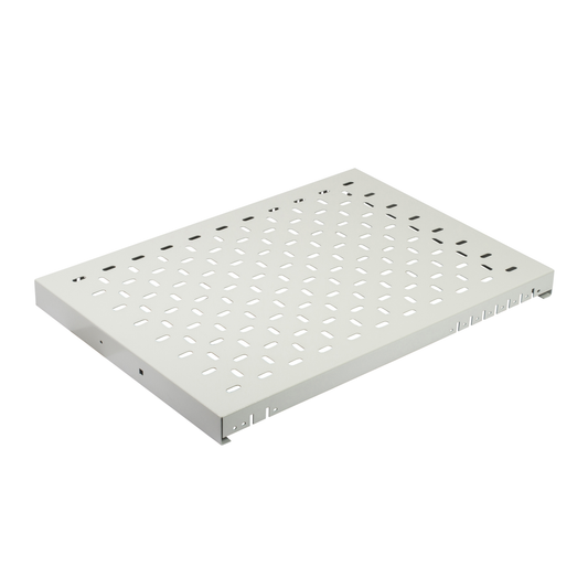 Schneider Electric-NSYBBF1U80P-Actassi - plateau fixe perforé 19P - 1U - prof. 1000mm - maxi 100kg - RAL 7035