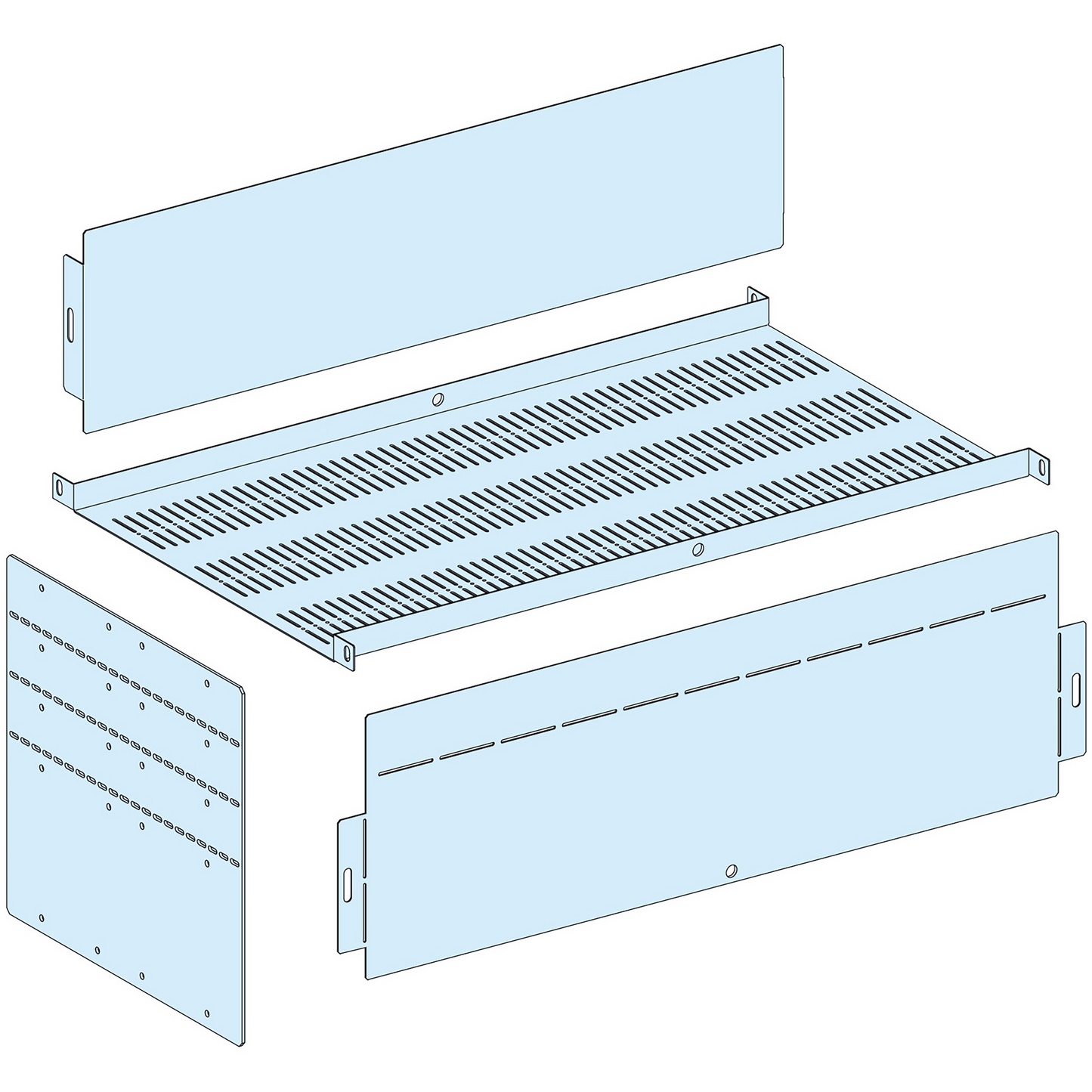 Schneider Electric-LVS04926-PrismaSeT P - Capot pour JdB transfert Linergy BS > ou = 800 A - L650