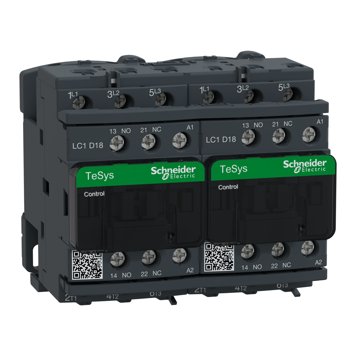 Schneider Electric-LC2D18V7-TeSys LC2D - contacteur inverseur - 3P - AC-3 440V - 18A - bobine 400Vca