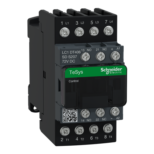 Schneider Electric-LC1DT406SDS207-TeSys D - Contacteur tesys lc1d 4p ac1 440v 40 a bobine 72 v cc