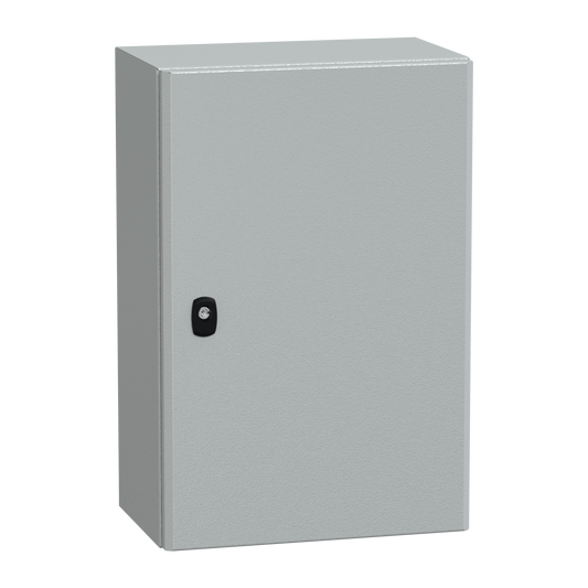 Schneider Electric-NSYS3D6425-PanelSeT S3D - Enveloppe acier - H600xL400xP250 - porte pleine