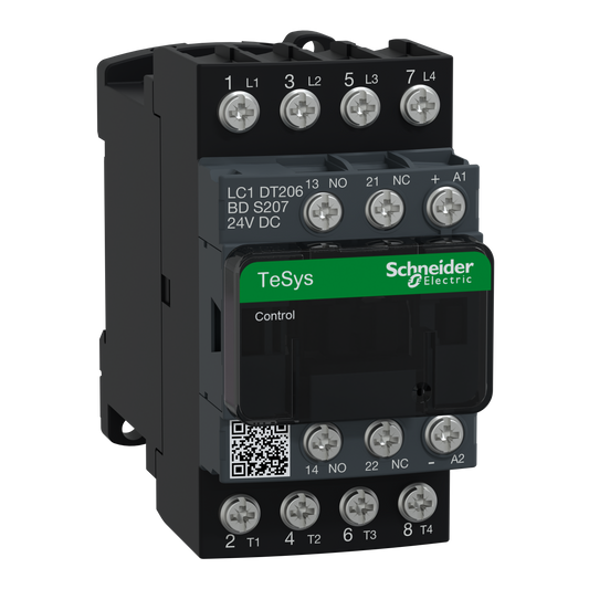 Schneider Electric-LC1DT206BDS207-TeSys D - Contacteur tesys lc1d 4p ac1 440v 20 a bobine 24 v cc