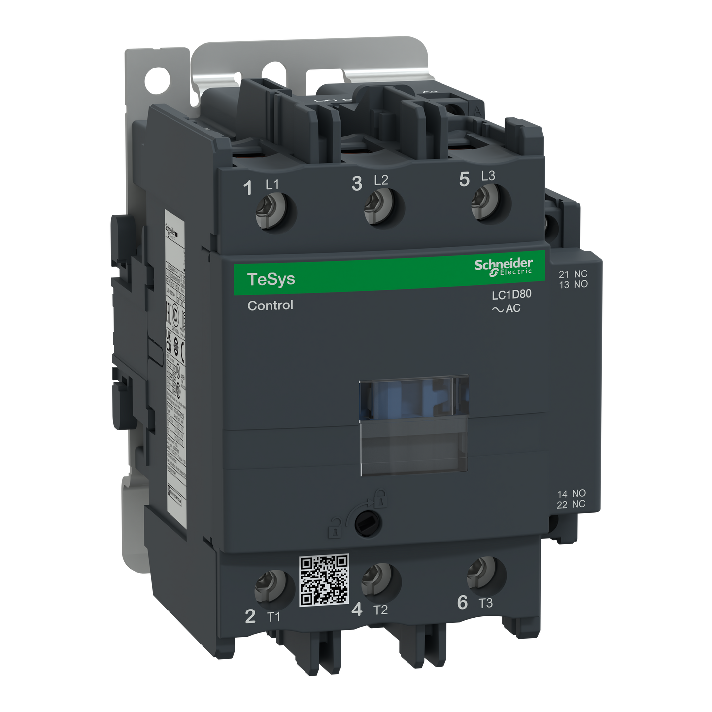 Schneider Electric-LC1D80V7-TeSys LC1D - contacteur - 3P - AC-3 440V - 80A - bobine 400Vca