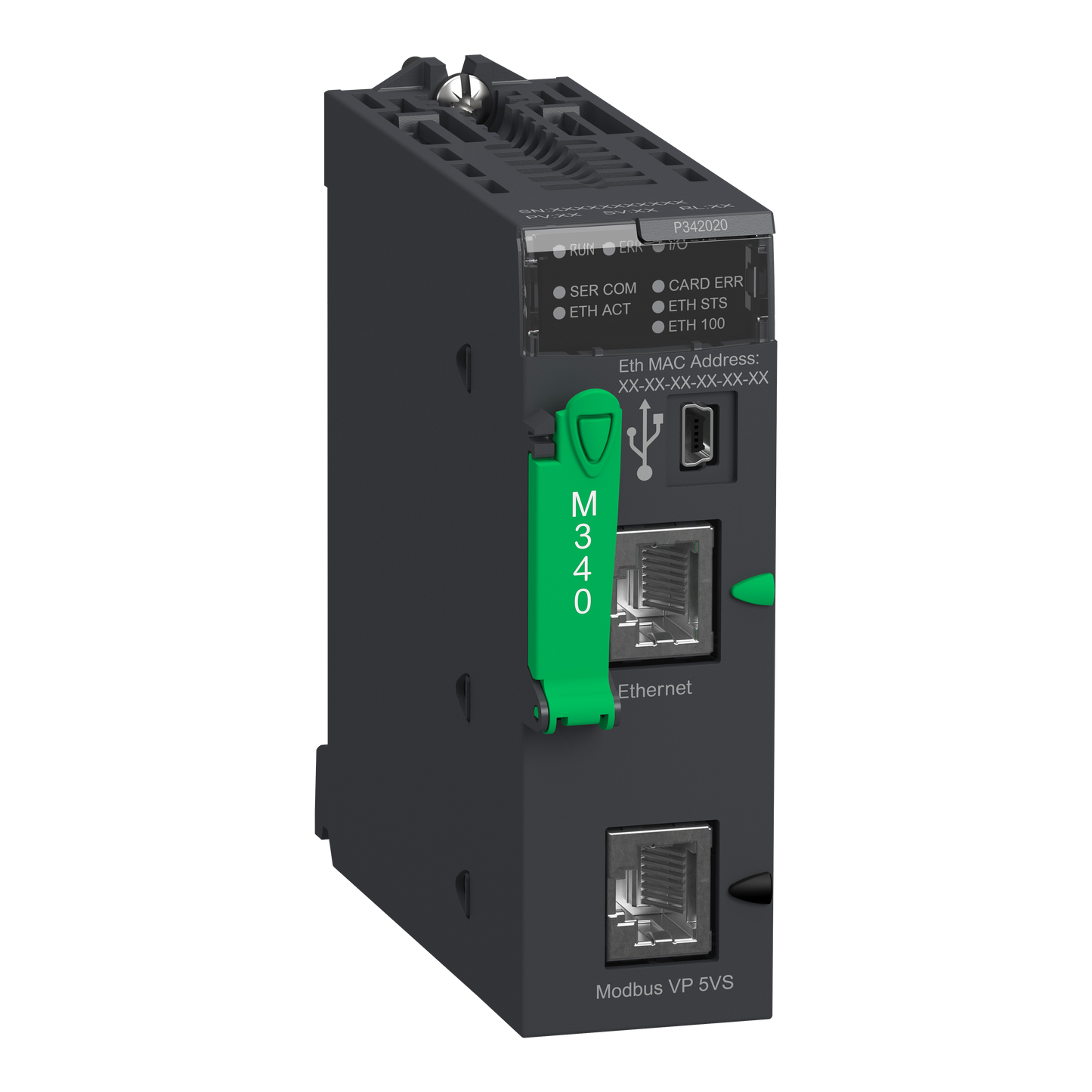Schneider Electric-BMXP342020-Modicon M340 - processeur - 1024 E/S TOR 256 E/S ANA - 1Modbus - 1Ethernet