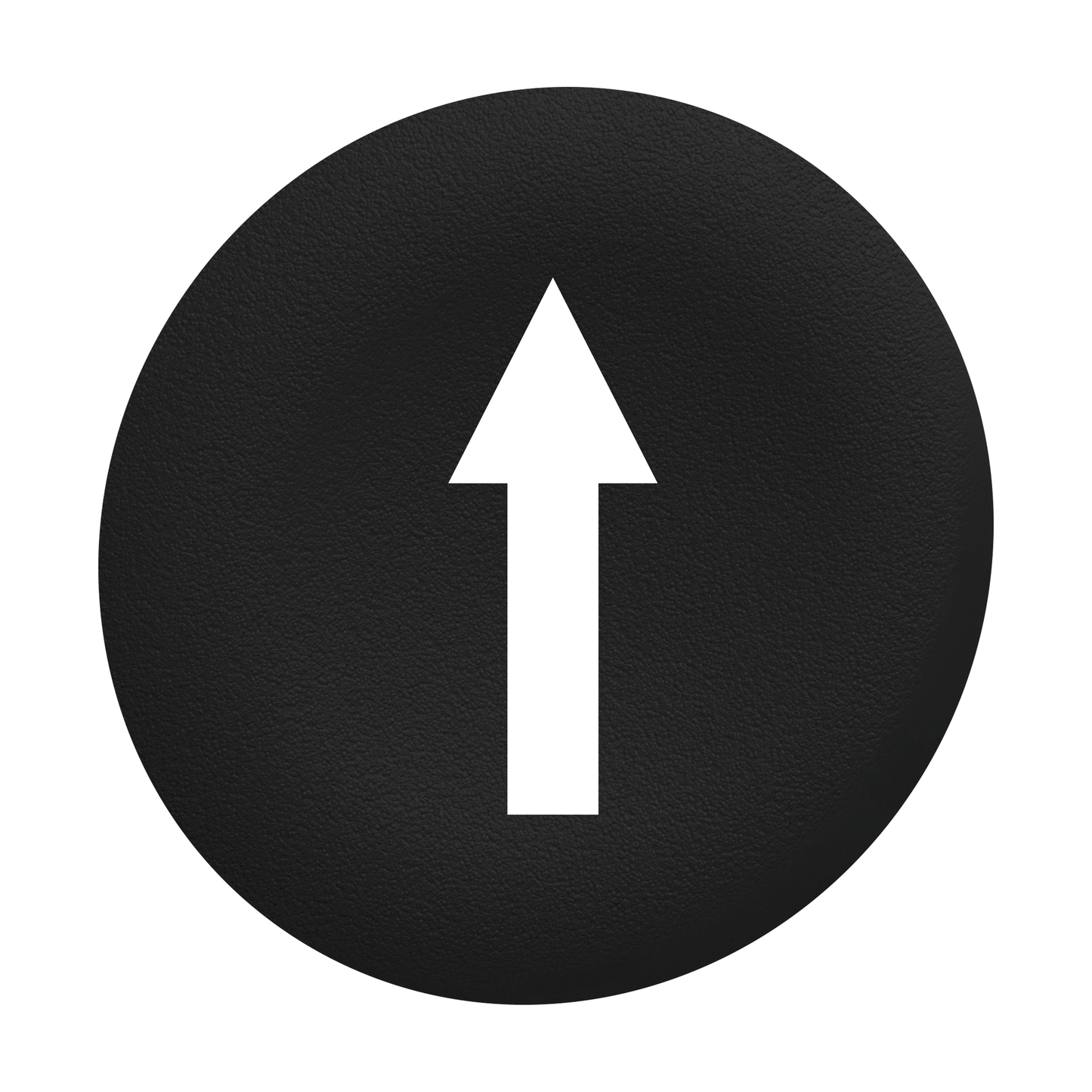 Schneider Electric-ZBAF335-Harmony - capsule pr bouton poussoir - Ø22 - affleurant lisse - flèche - noir