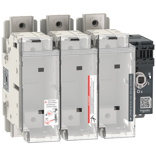 Schneider Electric-LV481643-FuPact GS - interrupteur sectionneur fusible - 200A - 3P - BS B1/3 - F&R CTRL