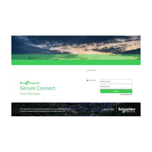 Schneider Electric-VJOCNTSTAT-Ecostruxure  Secure Connect Advisor licence permanente User Statistics
