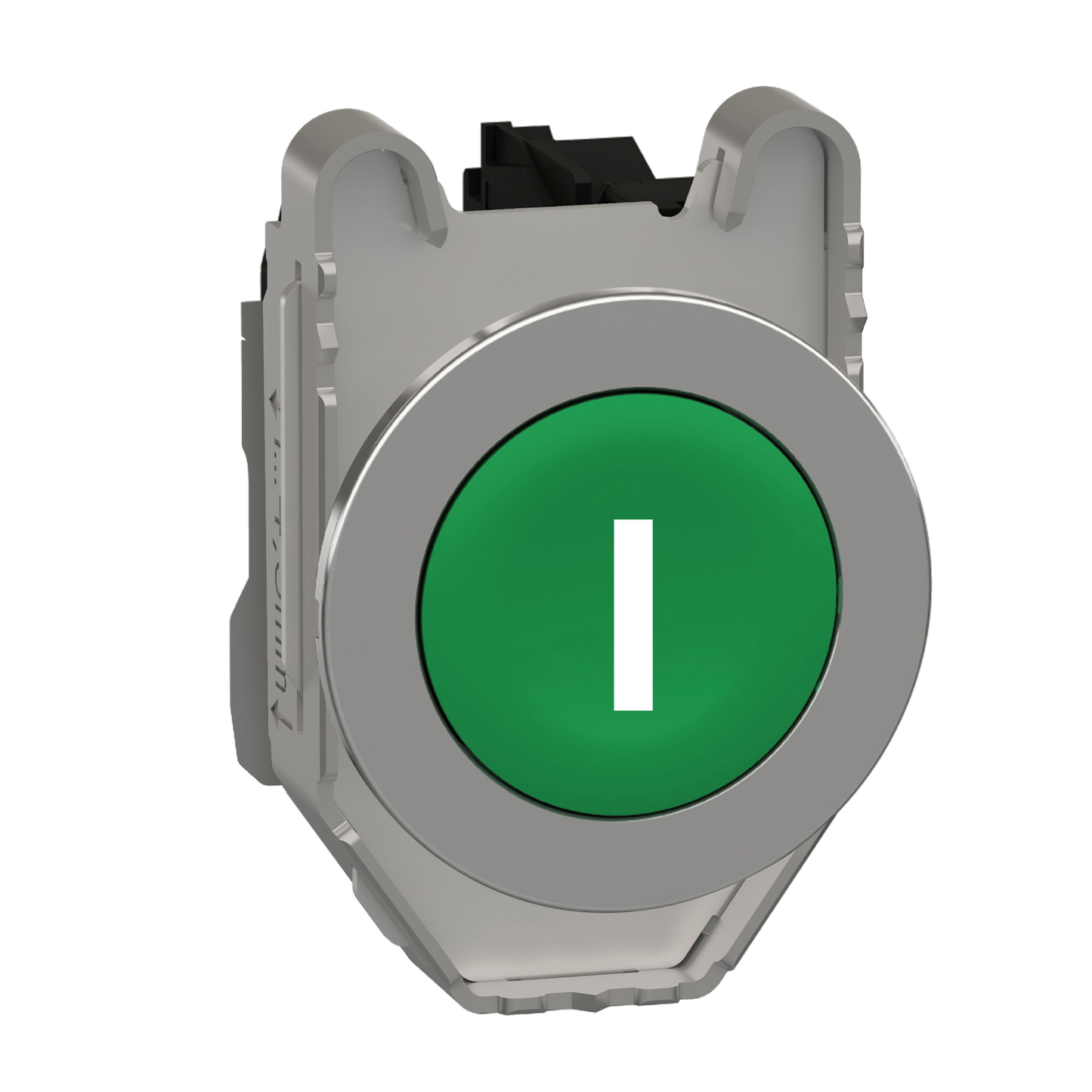 Schneider Electric-XB4FA3311-Harmony XB4 - bouton poussoir à impuls - flush - marqué - vert - 1F - vis
