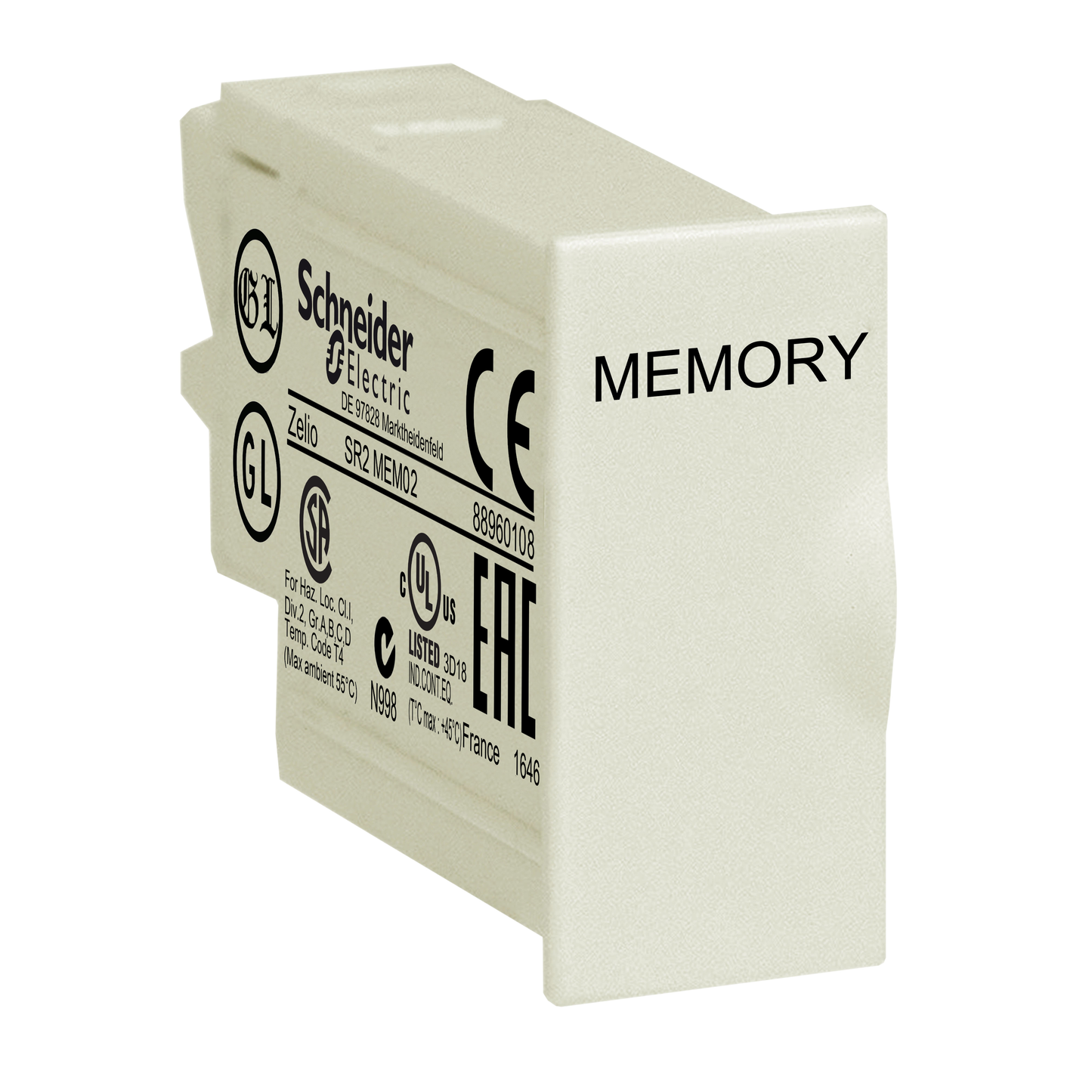 Schneider Electric-SR2MEM02-Zelio Logic - cartouche mémoire - firmware de relais - pour v3.0 - EEPROM