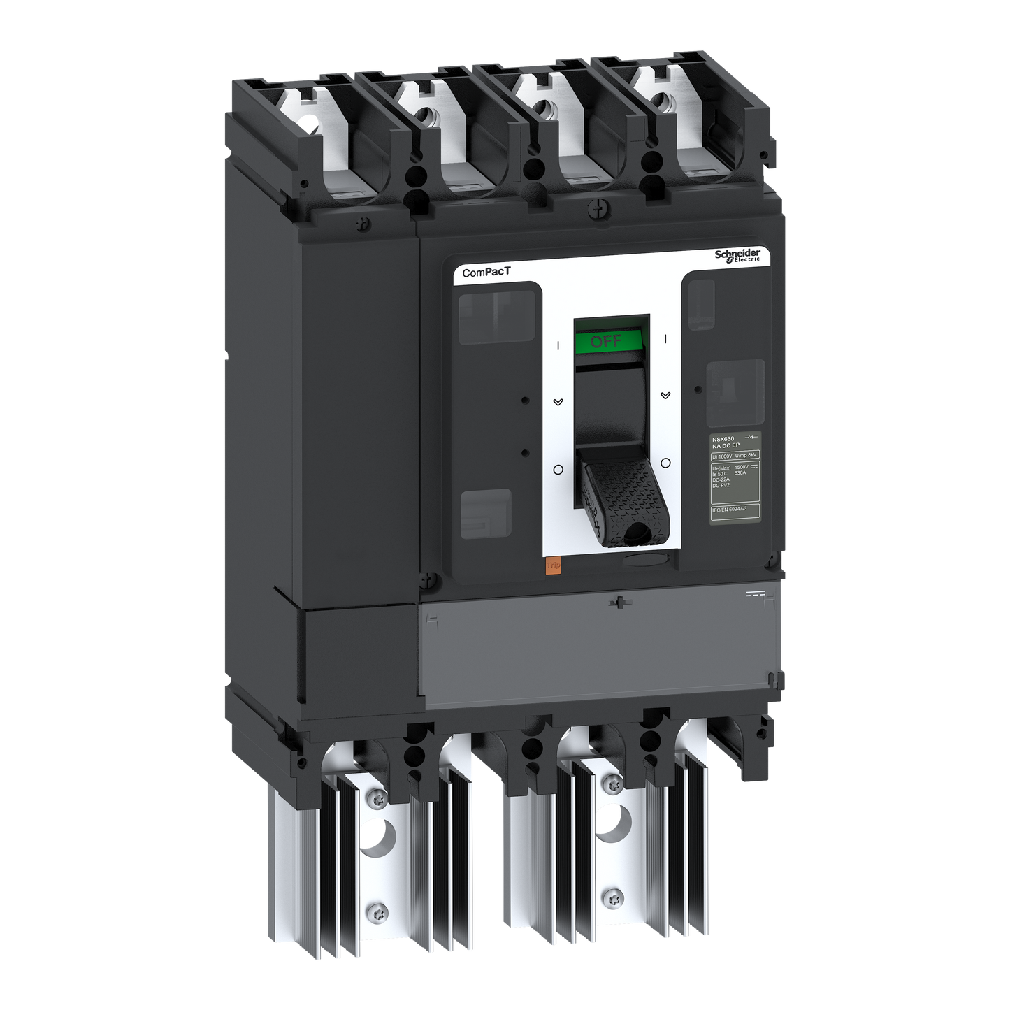 Schneider Electric-C634630D3S-ComPacT NSX630 NA DC EP - interrupteur sectionneur CC EP - 630A - 4P - fixe