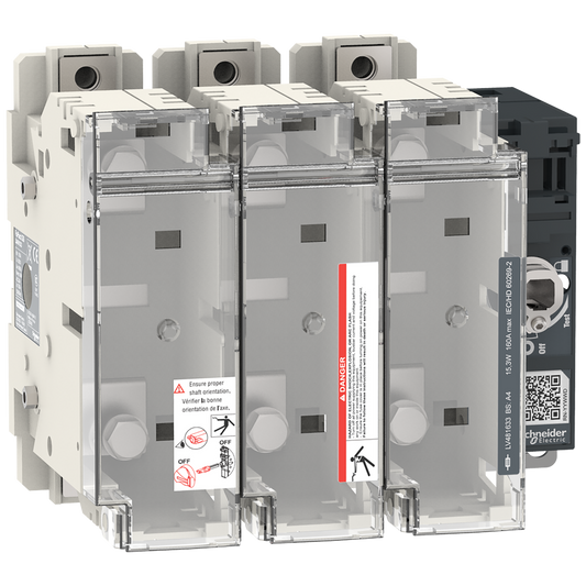 Schneider Electric-LV481633-FuPact GS - interrupteur sectionneur fusible - 160A - 3P - BS A2/4 - F&R CTRL