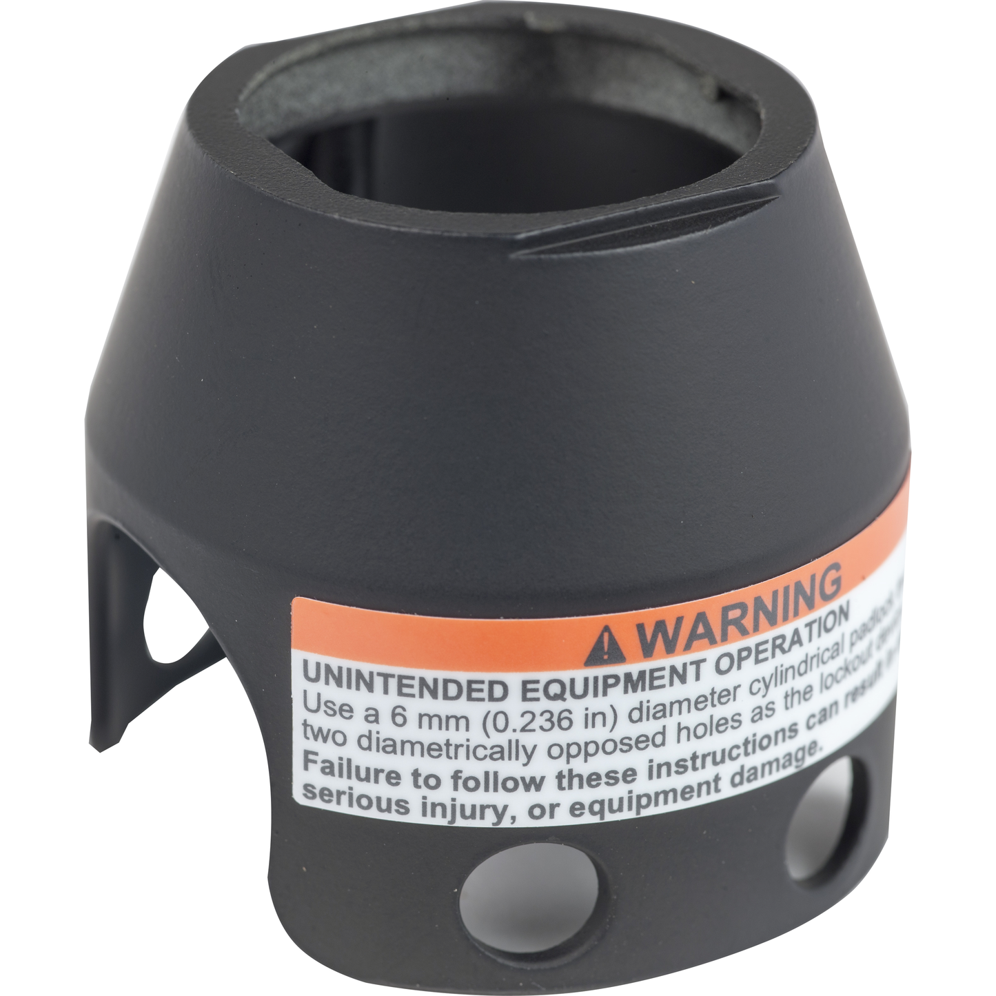 Schneider Electric-ZBZ1602-Harmony - garde métallique noire pour arrêt d'urgence Ø40