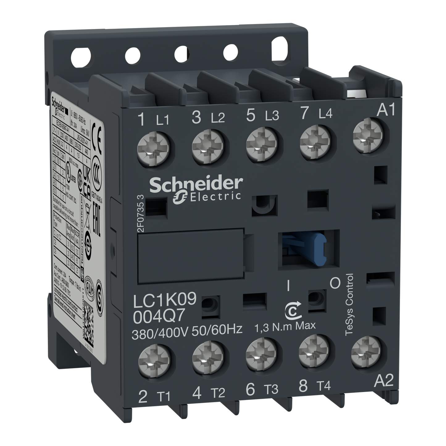 Schneider Electric-LC1K09004P7-CONT 4P VIS 230V 50 60HZ