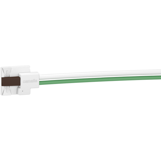Schneider Electric-KBC16DCS301T-Canalis KB - connecteur dérivation 16A - L3+N+PE+bus - cable 1m