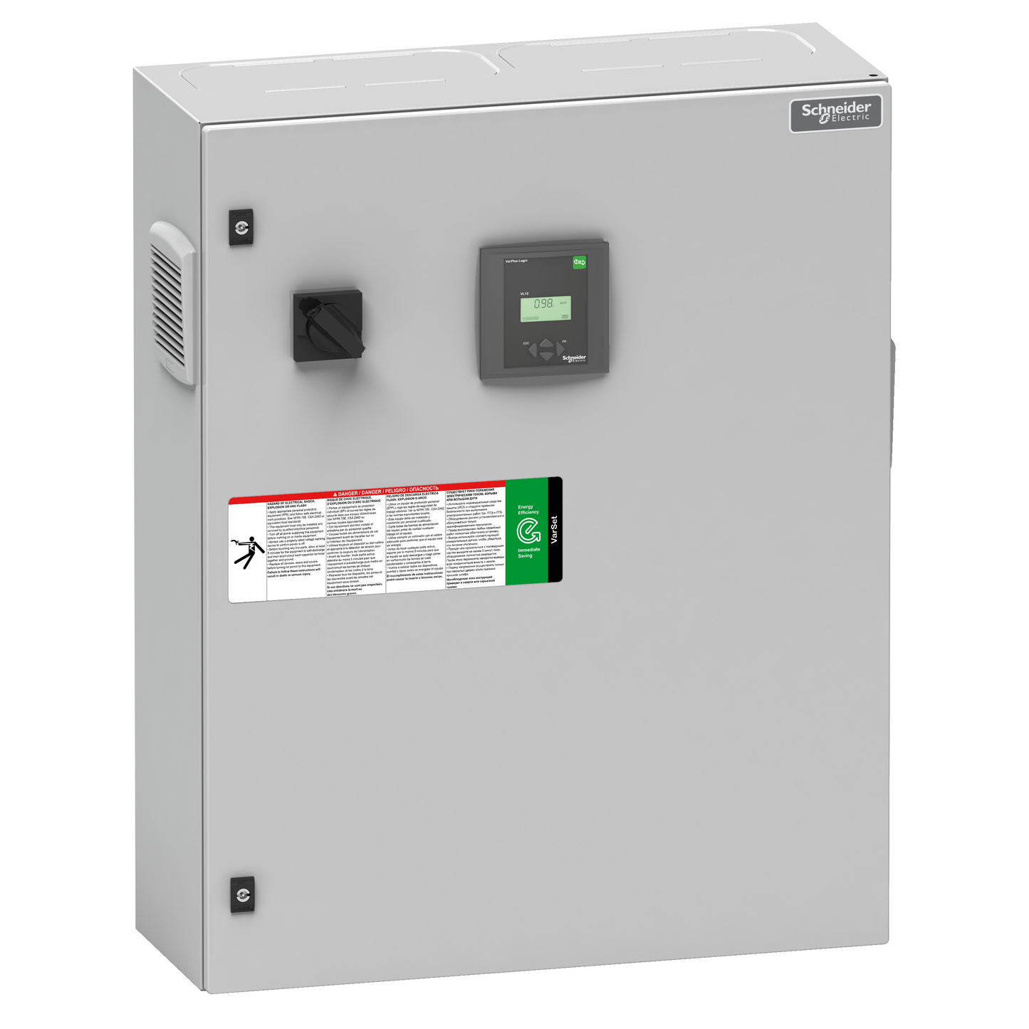 Schneider Electric-VLVAW2L125A40A-Varset Easy - batterie de condensateur auto+disj. - 400V -125kVAr