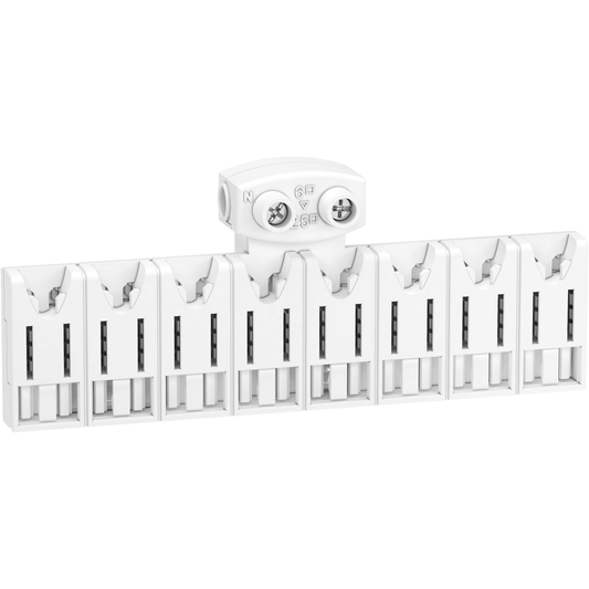 Schneider Electric-R9EXHC08-Resi9 XE - répartiteur système embrochable - 8 modules - avec connecteur