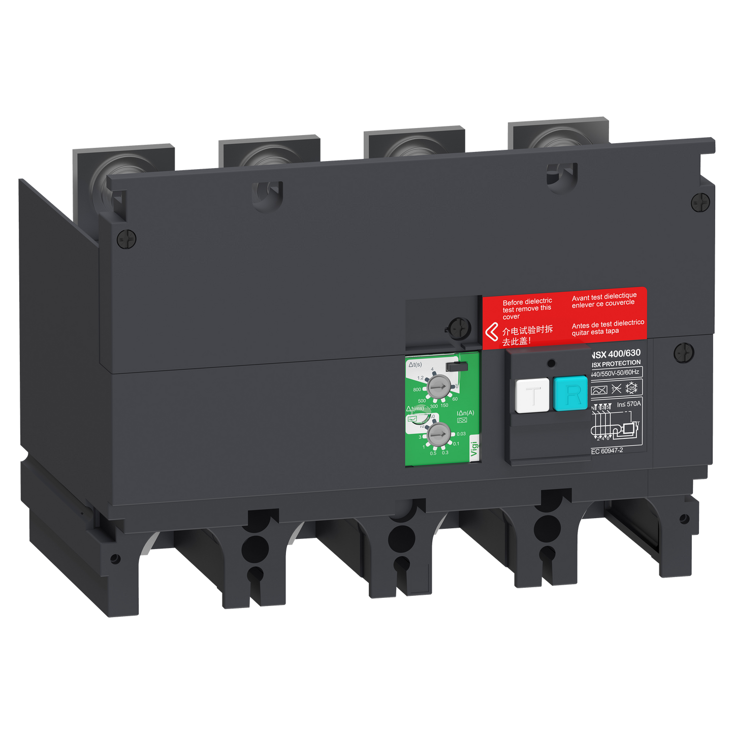 Schneider Electric-LV432467-ComPacT VigiPacT NSX - bloc vigi - 4P - seuil 0,03 à 30A - 440/550Vca pr NSX630