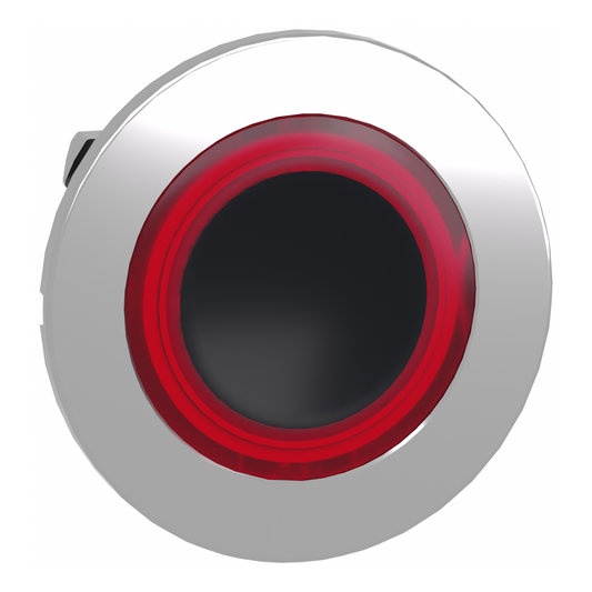 Schneider Electric-ZB4FW943-Harmony XB4 - tête bouton poussoir lum DEL - flush - anneau - rouge