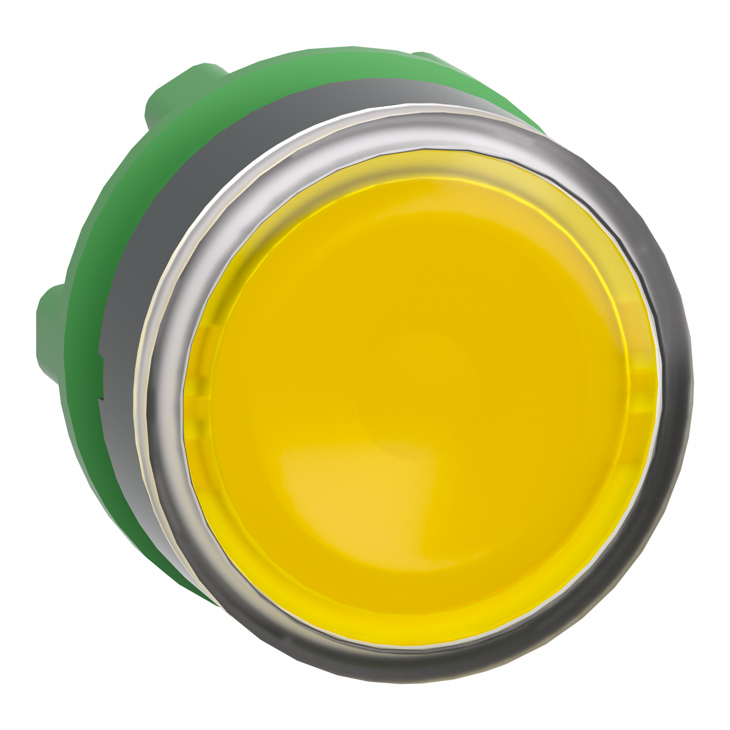 Schneider Electric-ZB5AA88-Harmony XB5 - tête bouton poussoir à impulsion - Ø22 - pour étiq - jaune