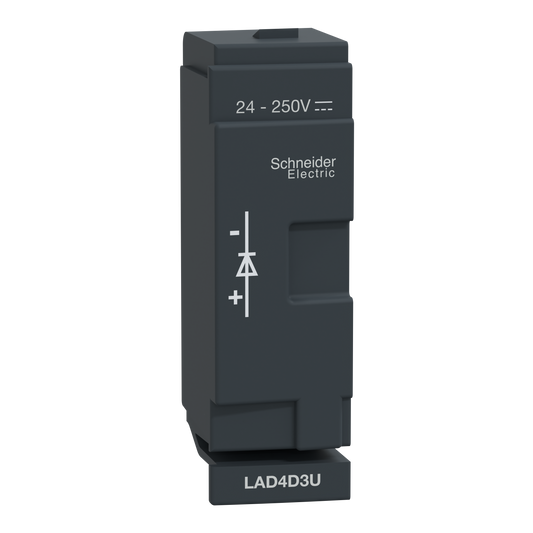 Schneider Electric-LAD4D3U-TeSys D - module d'antiparasitage - diode effet de volant - 24..250Vcc